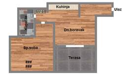 Dvosoban stan, Novi Sad, Podbara, prodaja, 49m2, 124130e, id1046931